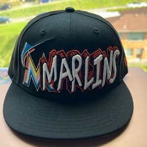 Miami Marlins New Era Original Hat 7 1/4 Excellent Condition